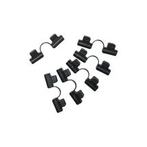 Lot 6 dbles clips de fixation ø 11 mm