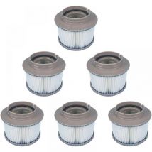 Lot de 6 filtres de Remplacement pour Spa pour FD2089, Pompe à Cartouche filtrante pour Tous Les spas actuels