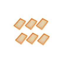 Lot de 6 Filtres pour Aspirateur Karcher MV4 MV5 MV6 WD4 WD5 WD6, PièCes de Rechange Filtre HéPatique