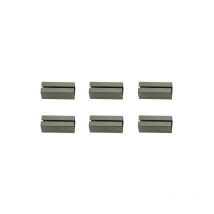 Chrisligne - Lot De 6 Fourreaux Acier Zingué, L.2 x L.0.8