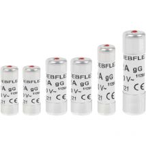 Debflex - Sachet De 6 Fusibles Avec Voyant Lot 2x(10a+16a) 1x(20a+32a) - 715007