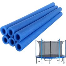 Rapanda - Lot de 6 manchons de trampoline en mousse – Poteau de protection en mousse de rechange pour trampoline – Poteau de protection en mousse de