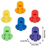Lot de 6 ouvre-canettes manuels colorés et faciles à utiliser, bouchon canette soda - Pour soda, bière, coca, ouvre-bouteille, Easy Can Opener (6