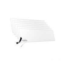 Aluson - Lot de 6 Panneaux led 120x30 35W 120lm/W IP44 28mm avec Transfo V3 - 120 deg - Blanc neutre - 4000K