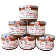 Lot de 6 Pâtés Basque au piment d'Espelette -220g LUCIEN GEORGELIN