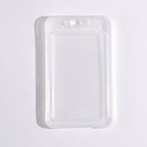 Lot de 6 porte-cartes d'identité, porte-cartes ic, couverture de cartes en plastique