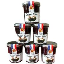 Lot de 6 Préparations de cerise noire 320g Lucien Georgelin