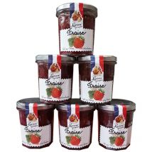 Lot de 6 Préparations de fraise 320g Lucien Georgelin