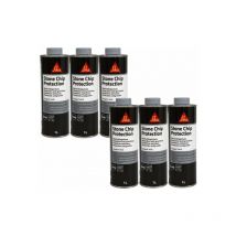 Lot de 6 revêtements anti-gravillons Sika Sika gard 6470 - Gris - 1L