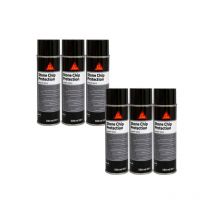 Lot de 6 revêtements anti-gravillons Sika Sika gard 6470 s - Noir - 500ml