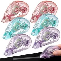 Lot De 6 Rouleaux De Colle, Ruban AdhéSif Double Face, Roue De Souris à Colle – Ruban AdhéSif Double Face Pour Scrapbooking, Colle Photo Et Projets