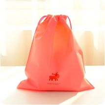 Lot de 6 sacs étanches avec cordon de serrage PE sac de rangement étanche piscine voyage gym sports enfants sac fourre-tout sac à linge sac de