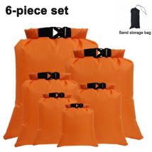 Lot de 6 sacs étanches pour sac à dos, sac de sport, sacs de rangement