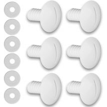 Shining HOUSEVis de roue en plastique C55, pièces de rechange compatibles avec Polaris C-55 C55, 180 280 vis en plastique