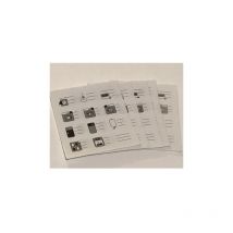 Lot de 60 étiquettes signalétiques autocollantes de repérage des circuits sur disjoncteur ou tableau electrique AE12100