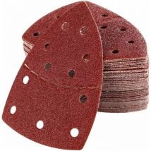 Lot de 60 Triangles de ponçage, papier abrasif pour Bosch psm 100A, psm 160, psm 200 aes, psm 18, pda 180, psm 160 a/psm 80/PRIO, 105 mm x 152 mm,,