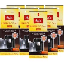 Melitta - Lot de 7 boites de pastilles de nettoyage Perfect Clan 4x1.8 gr d'origine (6762481) Cafetière, Machine à Café