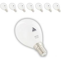 Lot de 8 ampoules led connectées Bluetooth Mesh - E14 5W - Chacon