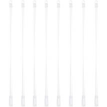Lot de 8 baguettes pour stores verticaux, tiges de traction pour stores vénitiens, baguettes en plastique