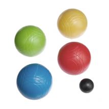 Lot de 8 Boules de Pétanque 'Kids' 15cm Multicolore