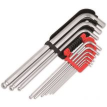 Clés allen longues 6pans 9pcs