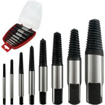 Lot de 8 extracteurs de vis, outil de vissage, tournevis à gauche, extracteur de vis
