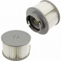 Lot de 8 filtres de remplacement pour la maintenance de votre piscine gonflable ou jacuzzi