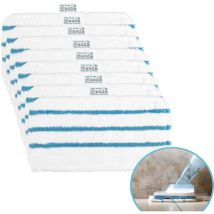 Lot de 8 Lingettes pour Balais Vapeur - Compatible avec Black et Decker FSMP20 Steam Mop - Pour Black Decker FSM1630, FSM1616, FSMH13E5, FSM1321,