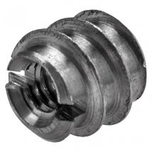 Lot De 8 Manchons à Visser Acier Brut Hettich L.8 Mm