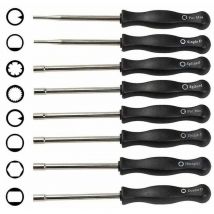 Keyoung - Lot de 8 Outil de réglage du carburateur, 2 Cycles La Plupart des Moteurs de Tournevis pour Carburateur Nettoyage Moteur Réparation