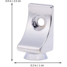 Feiyue - Lot de 8 plaques de support pour étagères en panneau perforé, cloison en verre