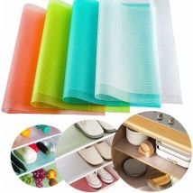 Lot de 8 Sets de Table Lavables Tapis de Réfrigérateur pvc Tapis Frigo Antidérapant Tapis de Table Tapis de Tiroir pour Cuisine Restaurant Table à