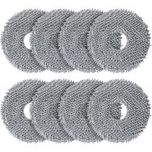 Lot de 8 tampons de vadrouille pour aspirateur robot Roborock q Revo/Qrevo MaxV/Qrevo Master/Qrevo Plus/Qrevo Slim/Qrevo Pro/Qrevo S/Qrevo Curv/Qrevo