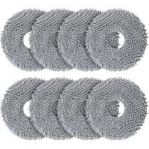 Coocheer - Lot de 8 tampons de vadrouille pour aspirateur robot Roborock q Revo/Qrevo MaxV/Qrevo Master/Qrevo Plus/Qrevo Slim/Qrevo Pro/Qrevo S/Qrevo