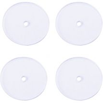 Lot de 80 fermoirs de sécurité transparents pour boucles d'oreilles