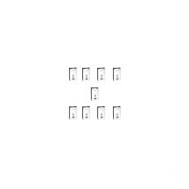 Lot de 9 EcoDecalk mini 100ml