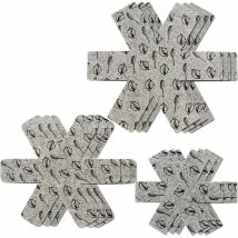 Vurahome - Lot De 9 Protections Pour Poêles Et Cocottes Wady, 3 Tailles Différentes, Pour Séparer Et Protéger Les Surfaces De Votre Cuisine Pour La 