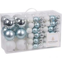 Set de boules de Noël, 94 pièces de différentes tailles