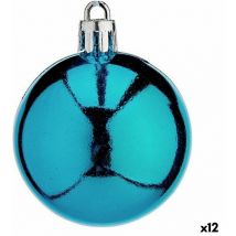 Set de Balls de Christmas Blue Plastic 5 x 6 x 5 x 5 cm (12 pieces) - - Brand ean : 4899888649083 - Krist+