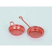 Lot de deux bacs à crèche en cuivre 4 cm – Crèche de Noël – Matières, Longueur, Largeur, Poids