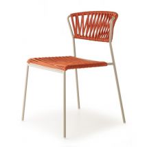 Scab Design - Lot de deux chaises indoor outdoor Filo cadre beige
