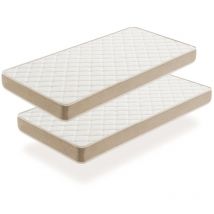 Lot de deux matelas enfant - 80X160 Moonia