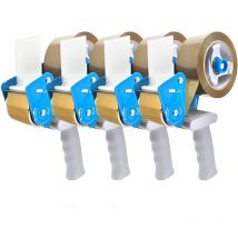 Lot de dévidoirs à scotch pour ruban adhésif 48 mm - Lot de 2,3 ou 4 Taille - Lot de 4