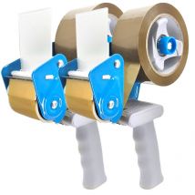 Lot de dévidoirs à scotch pour ruban adhésif 48 mm - Lot de 2,3 ou 4 Taille - Lot de 2