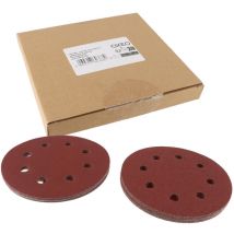 Lot de disques abrasifs diamètre 180mm - 10 disques grain 60 - 10 disques grain 120 - Disques pour ponceuse murale Oxeo