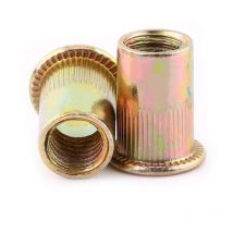 Jeffergarden M3-M12 En Acier Au Carbone Plat Fileté Rivet Écrou Bride Rivnut Nutsert Fixation (M10x20pcs)