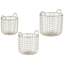 Gift Decor S3609028 Produits ménagers, plastique, or