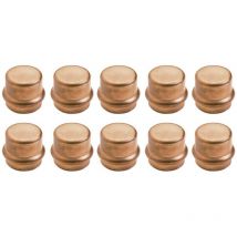 Ibp Bänninger - Lot de 10 raccords cuivre à sertir Bouchon Femelle Ø12