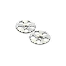 Jackon Insulation – Lot De 100 Rondelles Inox 36mm Pour Panneaux À Carreler – Acier Inoxydable – Diamètre De Perçage 5.5mm – Fixation Pour Chantiers 