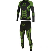 Sous-vêtements de travail chauds recyclés Würth Modyf noirs XXL/3XL